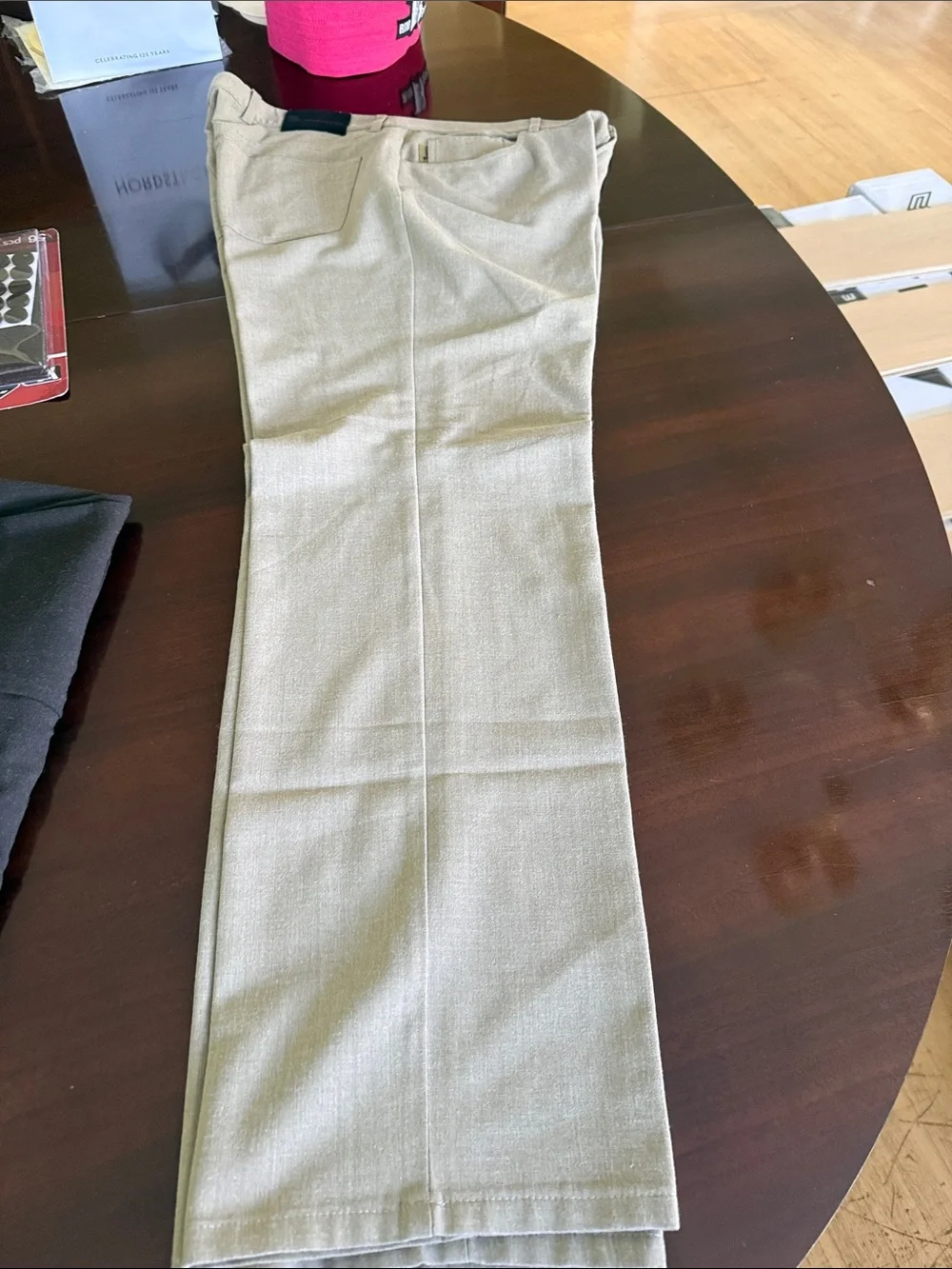 Alberto Men's Light Beige Dress Pants — Tailored Comfort